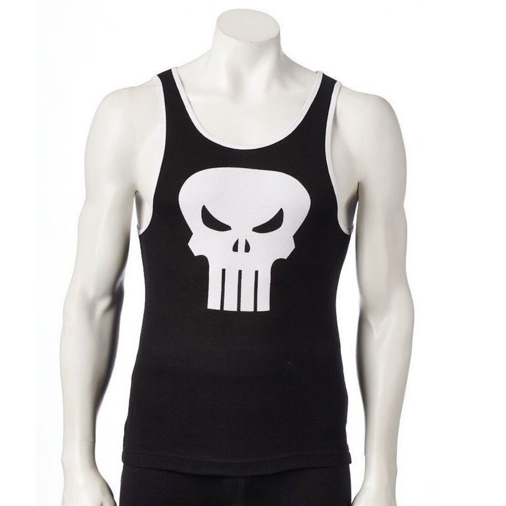 New! The Punisher Marvel Comics Tank Top T-Shirt MCU Superhero